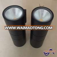 Popular 30W up and down wall lamp for hotel, 4000k led outdoor wall light