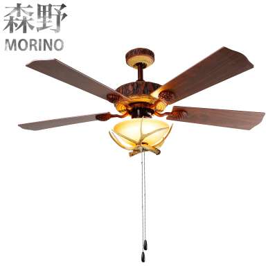 Unique decorative rechargeable emergency electric fan light with remote